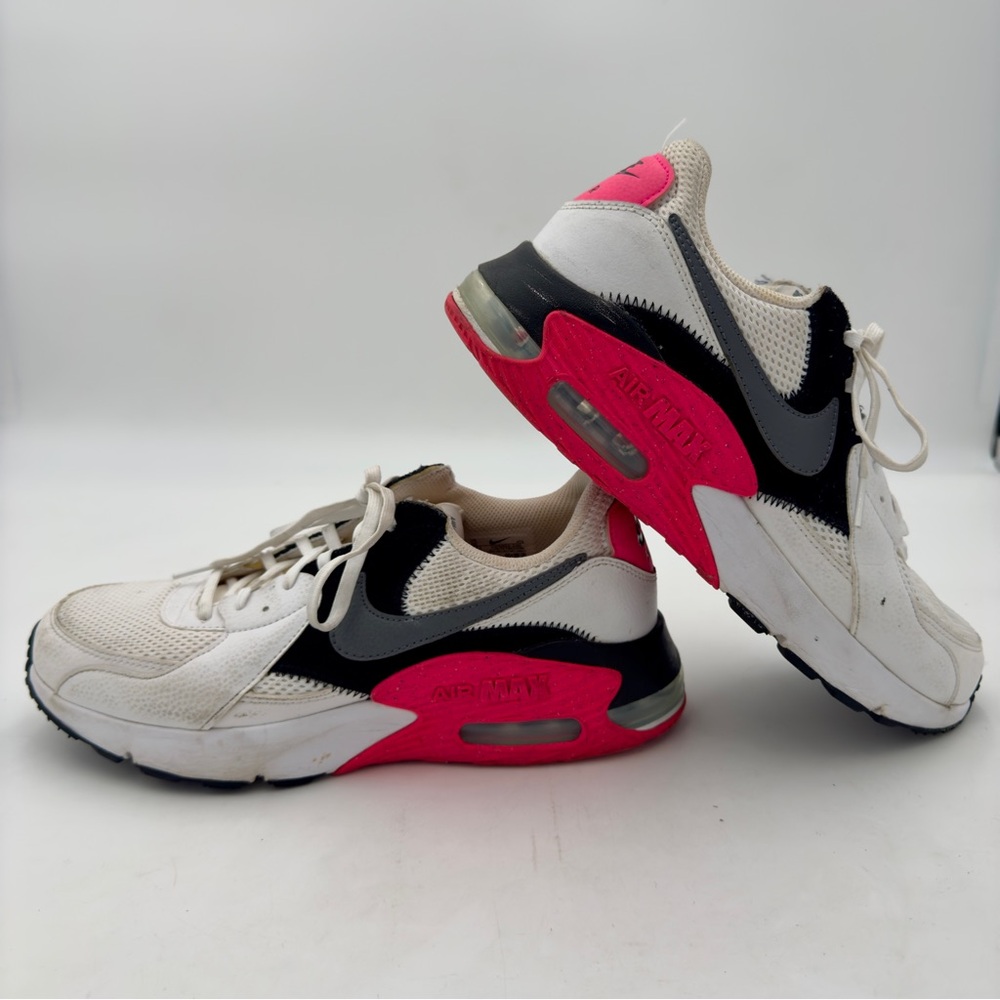 Nike Air Max Excee Women’s Sz 10 CD5432-100 White Pink Shoes Sneakers